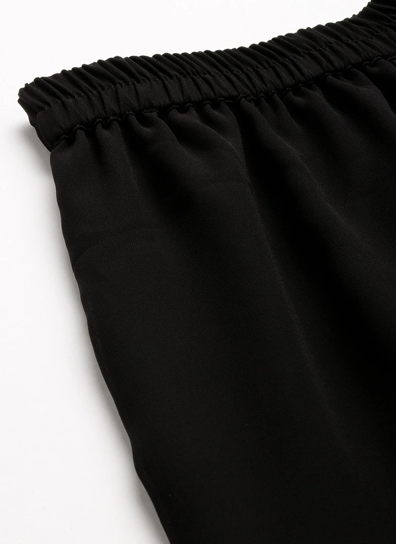 Jacket From Black Chinon Embroidered N Sequins Gharara Set - Image 7