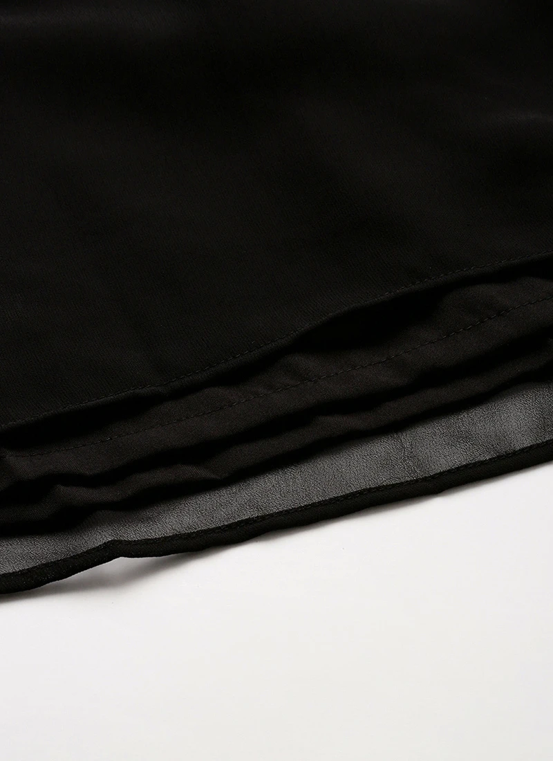 Jacket From Black Chinon Embroidered N Sequins Gharara Set - Image 8