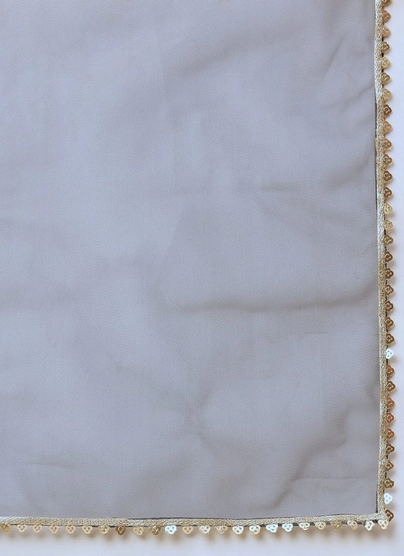 Blue Art Silk Digital Printed Dress Festive Wear - Image 7