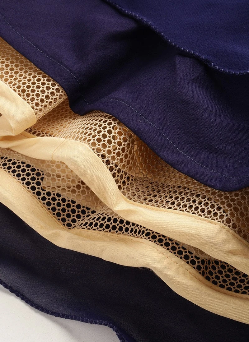 Blue Art Silk Digital Printed Dress Festive Wear - Image 8