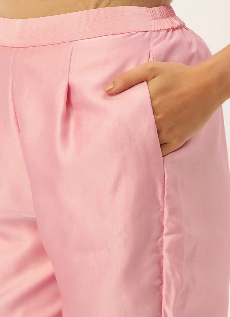 Top From Blue Digital Printed Kurta Set With Straight Pant After Six Wear - Image 6