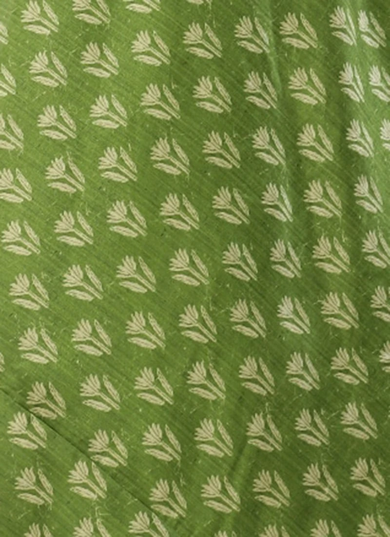 Green Digital Printed Maxi Dress Festive Wear - Image 8