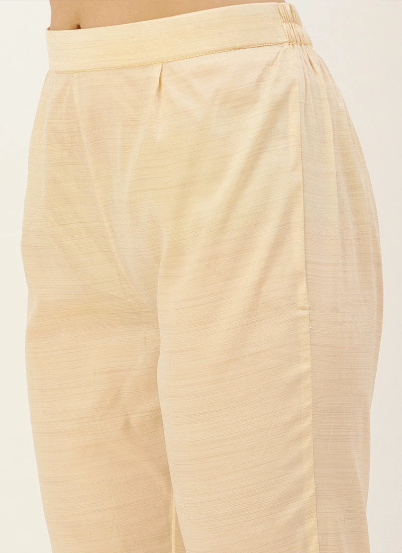 Grey N Beige Anarkali Suit Set Festive Wear - Image 7