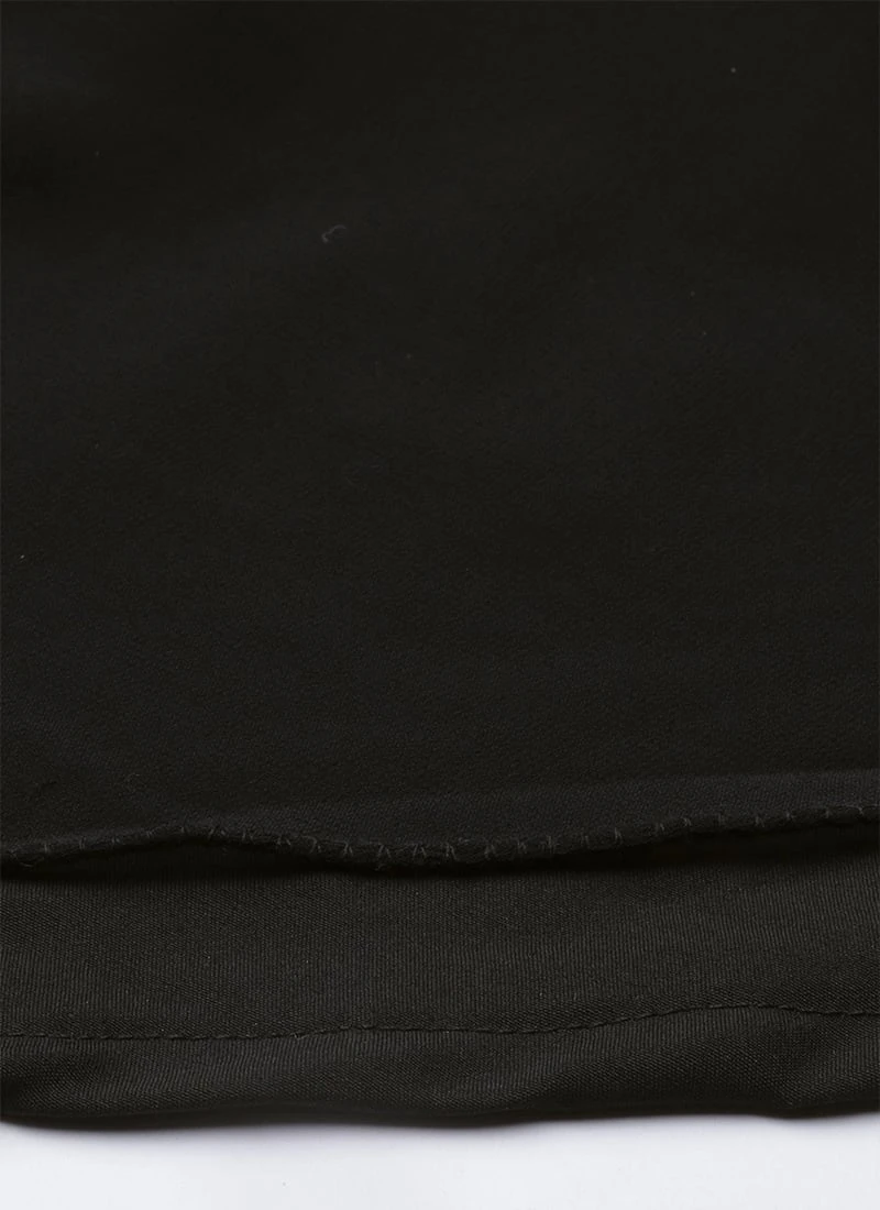 Multicolored Digital Print Organza Jacket N Black Dress Festive Wear - Image 8