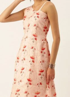 Off White Asymmetric Hem One Shoulder Dress Party Wear