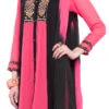 Pink Georgette Anarkali Suit Party Wear