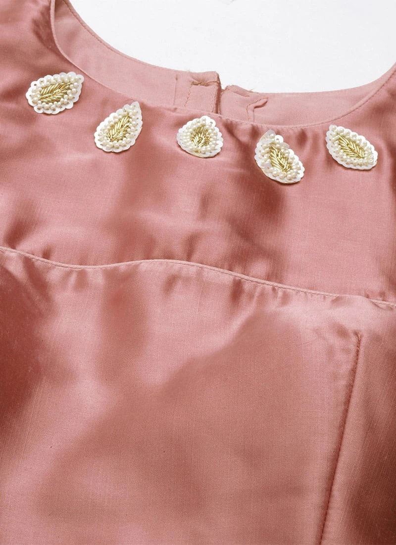 Yellow Organza Embroidered Anarkali Suit Festive Wear - Image 5