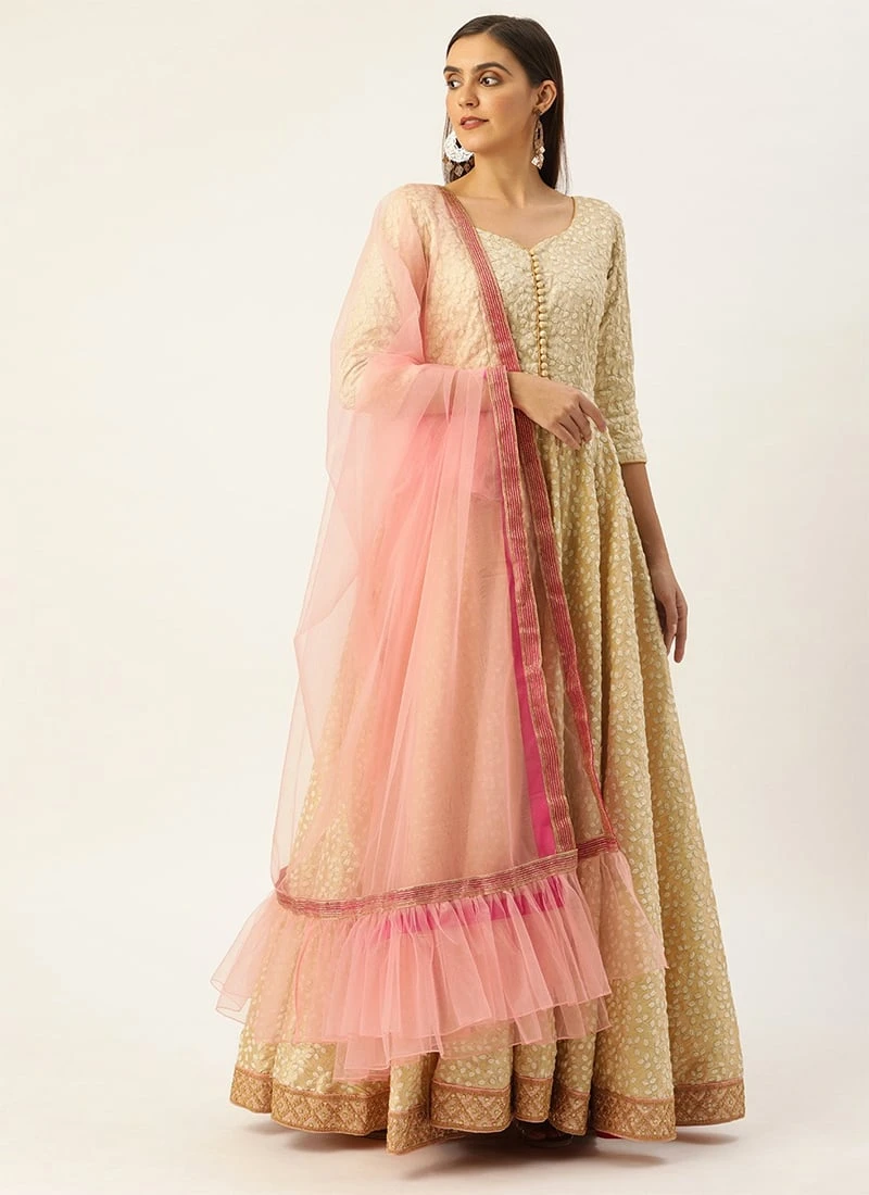 Ethnovog Abaya Style Anarkali Party Wear - Image 3